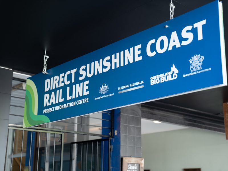 Sunquest Signs - Projects - Direct Sunshine Coast Rail 31